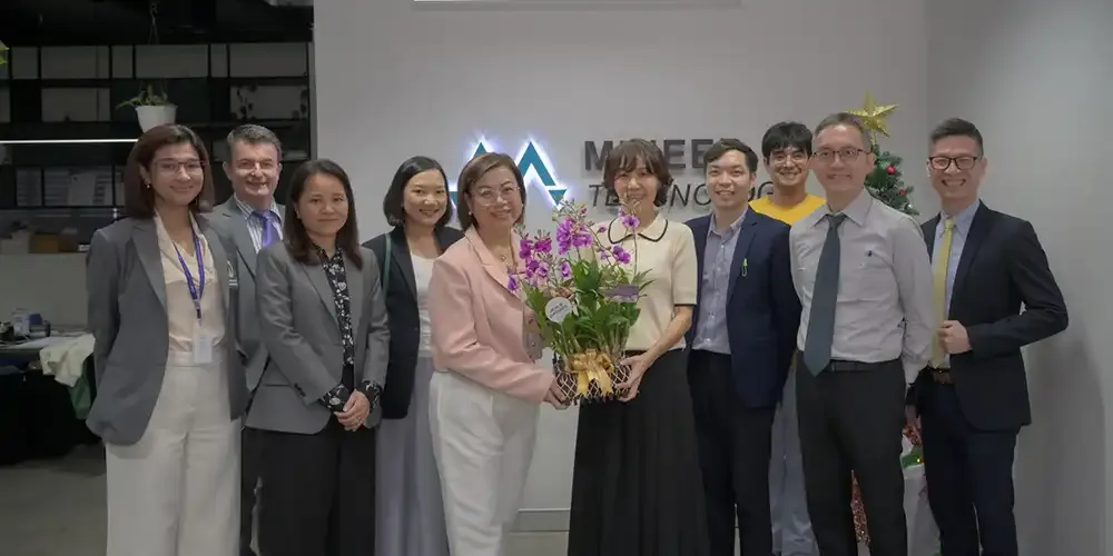 MUIC Executives Visit CU Innovation Hub, Health Tech Startup￼