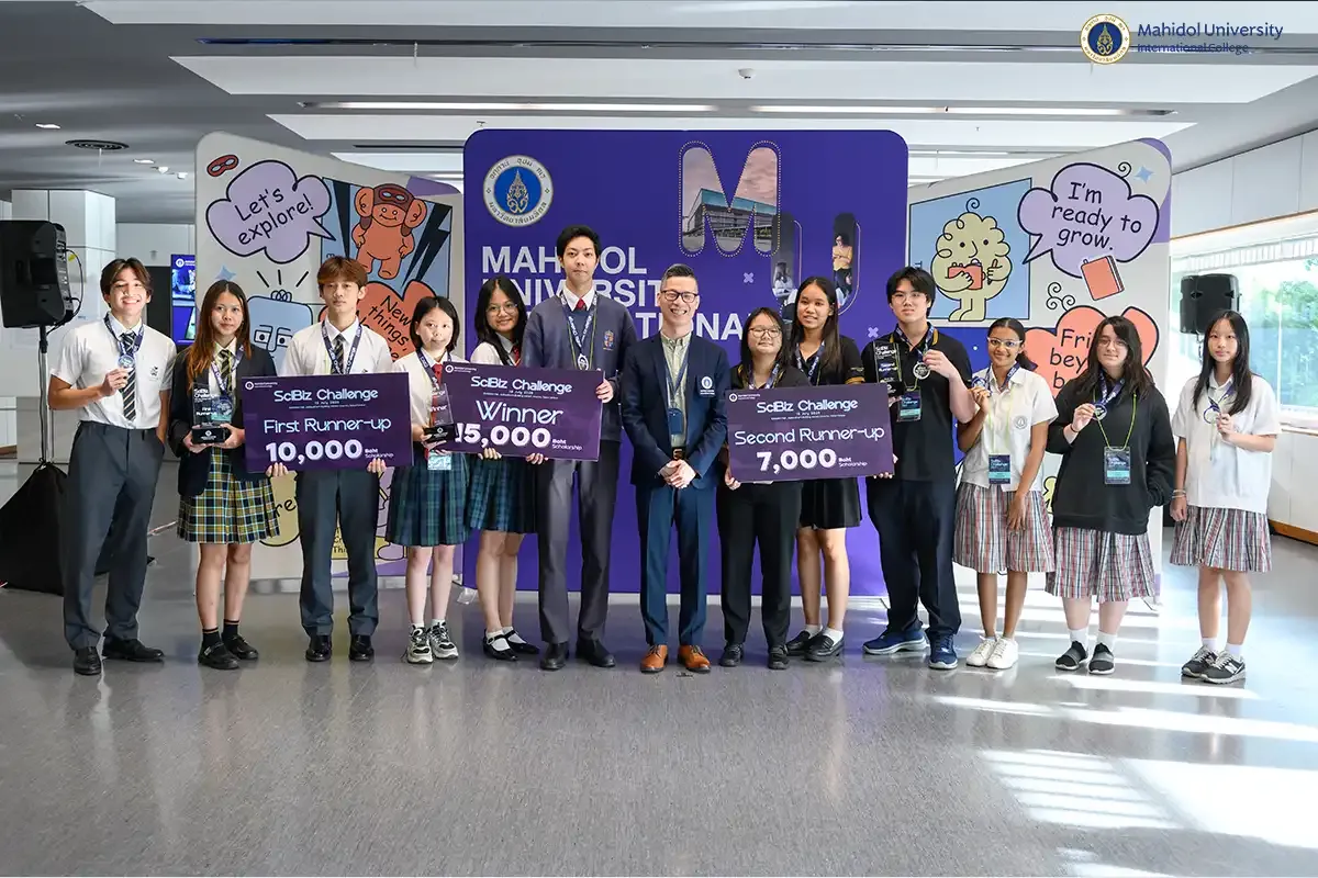 MUIC จัดการแข่งขัน SciBiz Challenge 2025 ส่งเสริมความเป็นเลิศทางวิชาการด้านธุรกิจและวิทยาศาสตร์