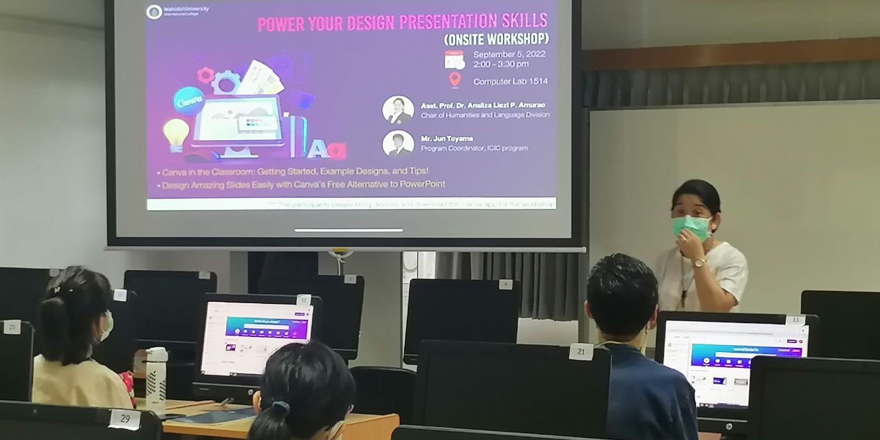 MUIC Faculty Members Attend Canva Workshop