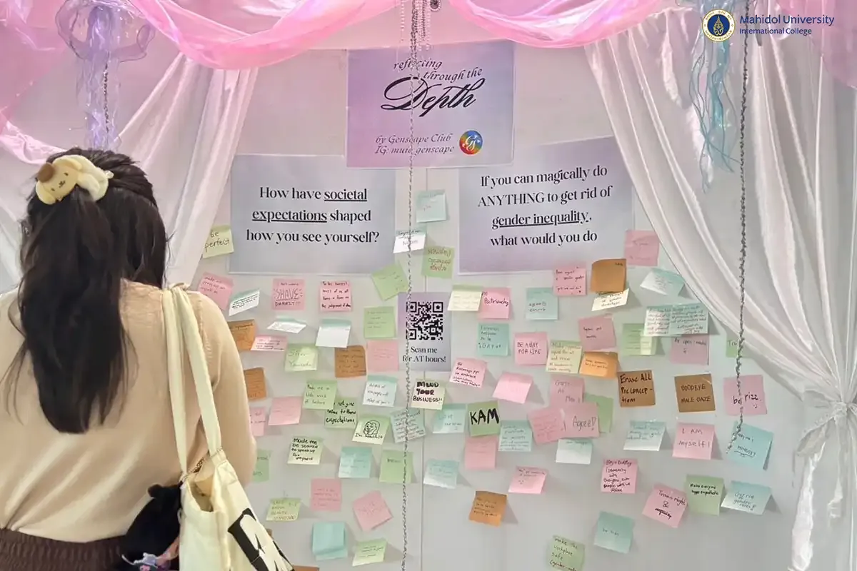 Genscape Club’s Exhibition on Gender Inequality