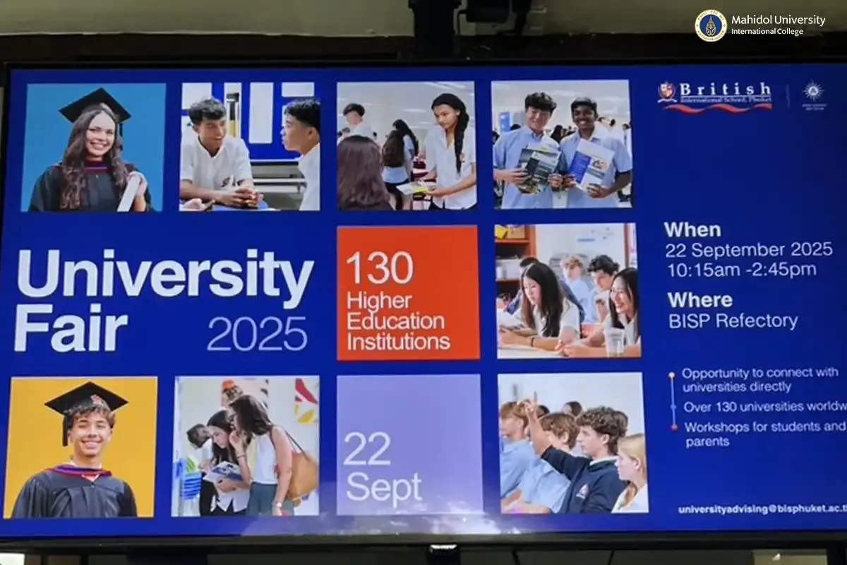 MUIC Joins University Fairs in Phuket￼