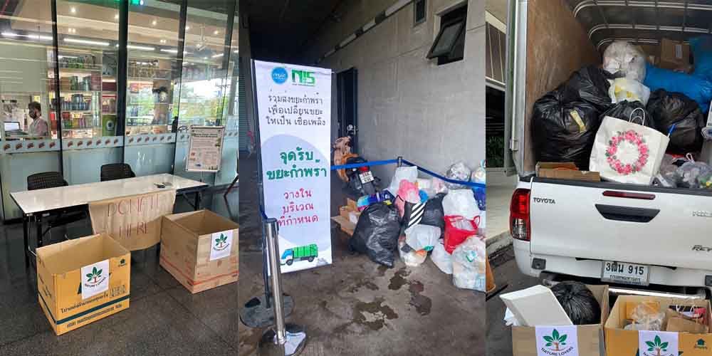 Nature Lovers Club Collects Non-recyclable Waste