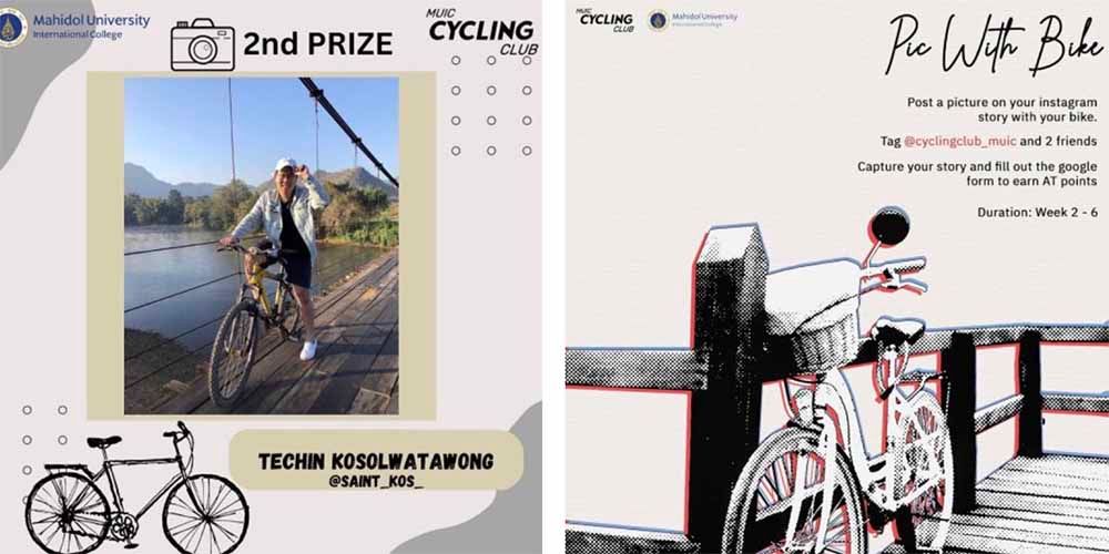 Cycling Club’s “Pic with Bike”