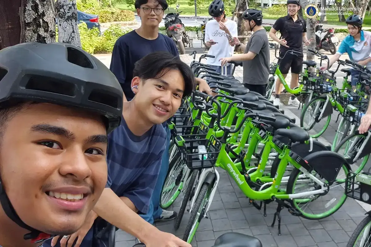 Cycling Club Does Weekly Ride in Salaya