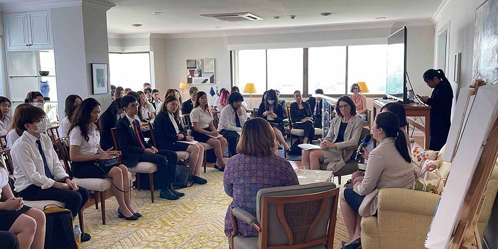 MUIC’S IRGA Students Attend Forum on Women in Politics