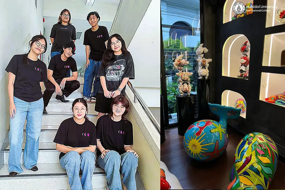 MUIC Students Volunteer at Bangkok Galleries’ Night 2025￼
