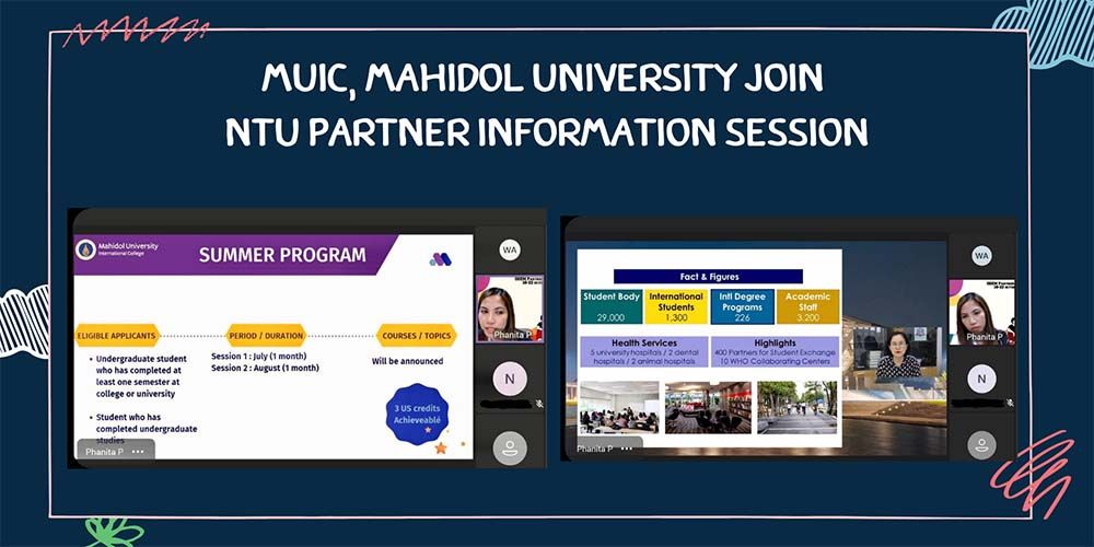 MUIC, Mahidol University Join NTU Partner Information Session