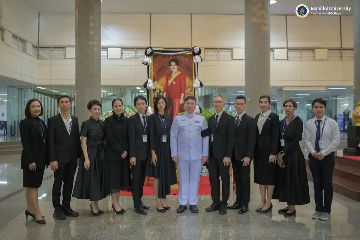 MUIC Executives Express Condolences, Pay Tribute to HM Queen Sirikit, The Queen Mother￼