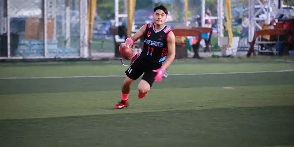 Sports Club Holds Weekly Flag Football Practice