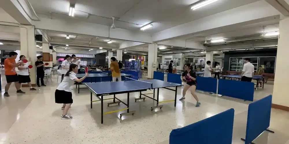 Table Tennis Club Holds Weekly Practice