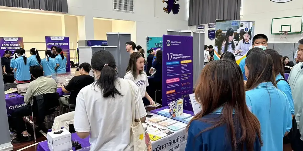 MUIC Joins Thai University Fair 2024 in Chiang Mai￼