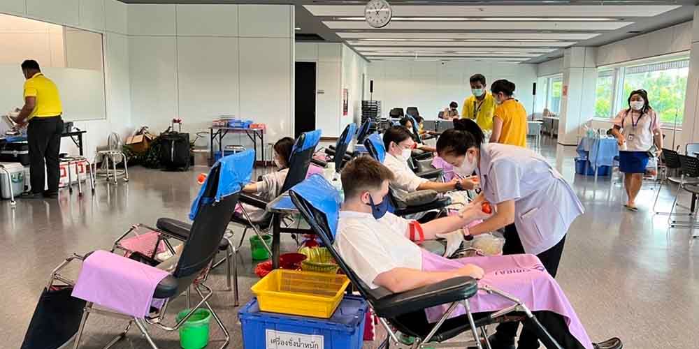 MUIC’s Blood Donation Drive for Siriraj Hospital