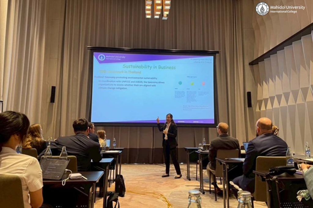 Business Sustainability in Thailand and Asia Tackled in MUIC-HSLU Course