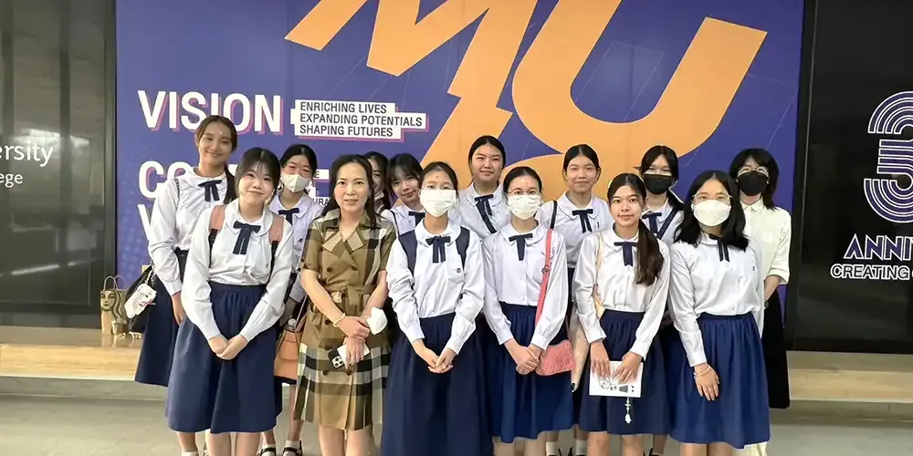 MUIC Welcomes Mater Dei School￼