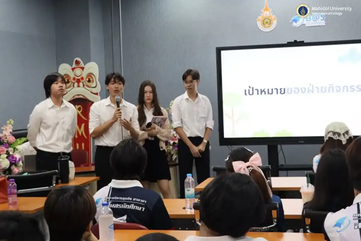 MUIC’s Volunteer Club Shares Experiences with RMUTR Student Association