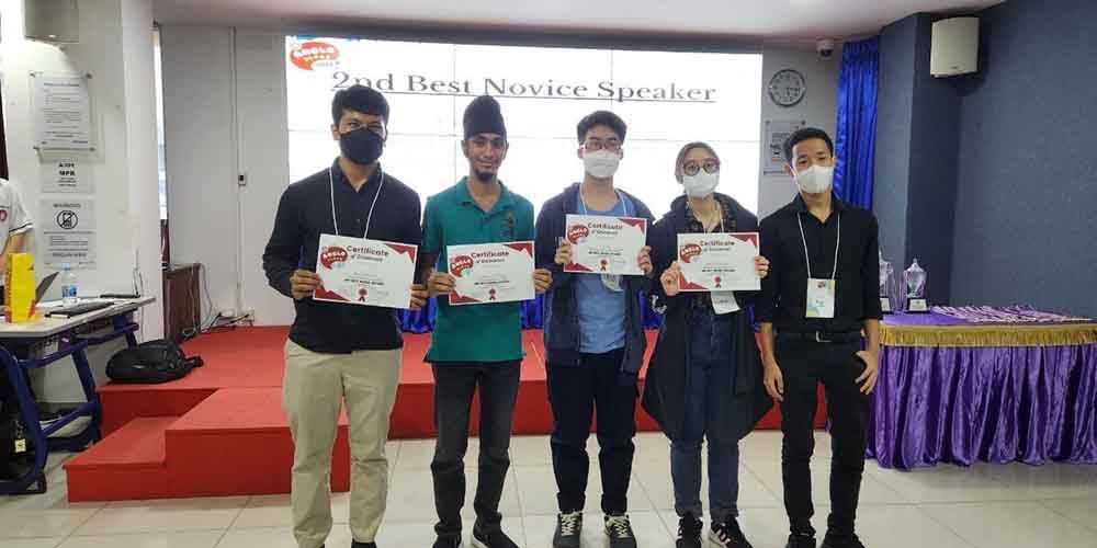 MUIC’s Debate Club Makes it to Tourney Finals, 4 Speaker Awards￼