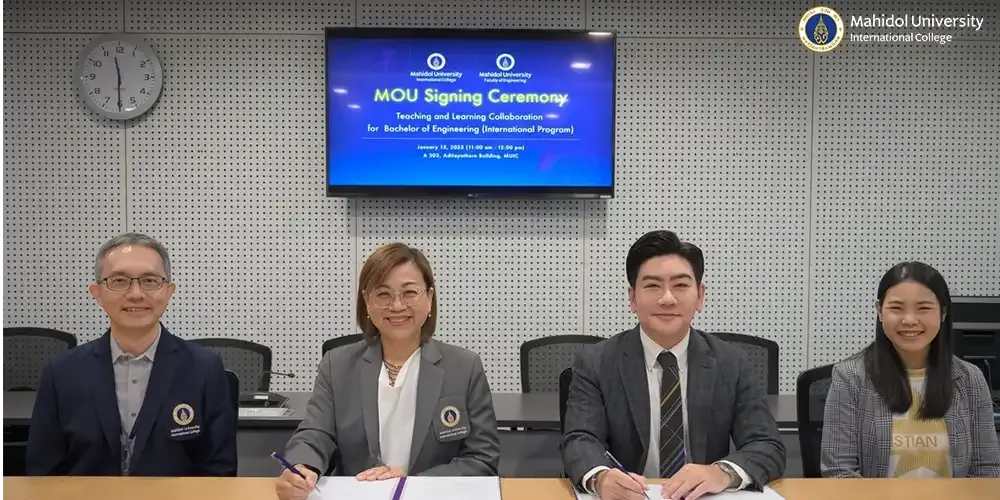 MUIC and MU Faculty of Engineering Sign MOU