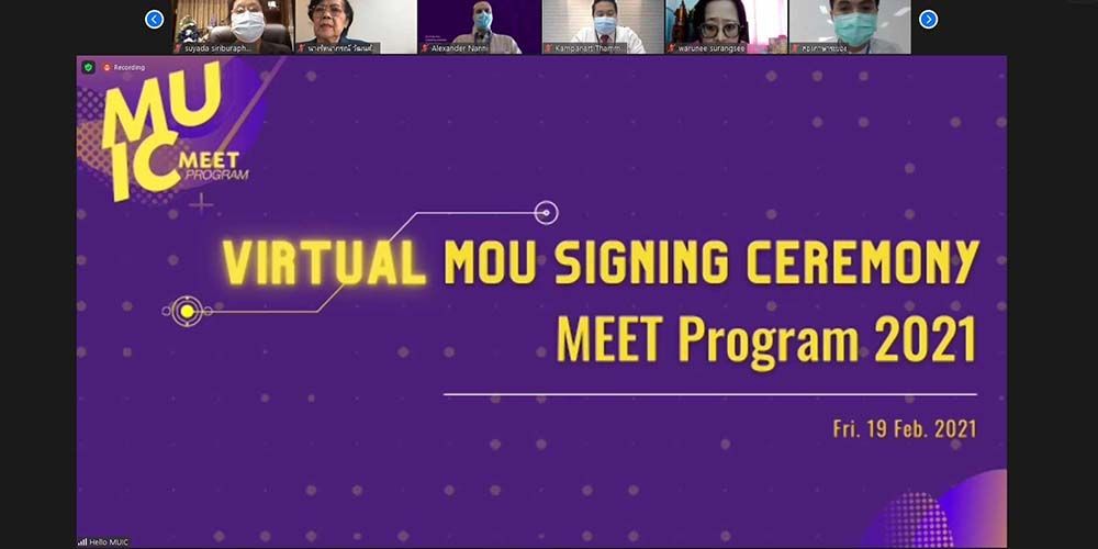 MUIC Signs MOU with 30 Thai High Schools