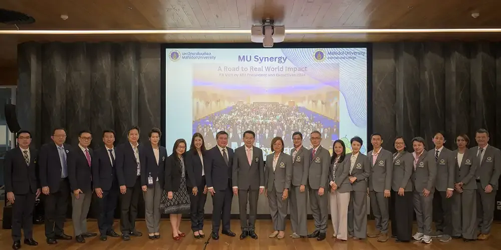 MU President and Executive Team Visit MUIC 