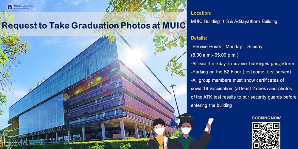 Request to Take Graduation Photos at MUIC