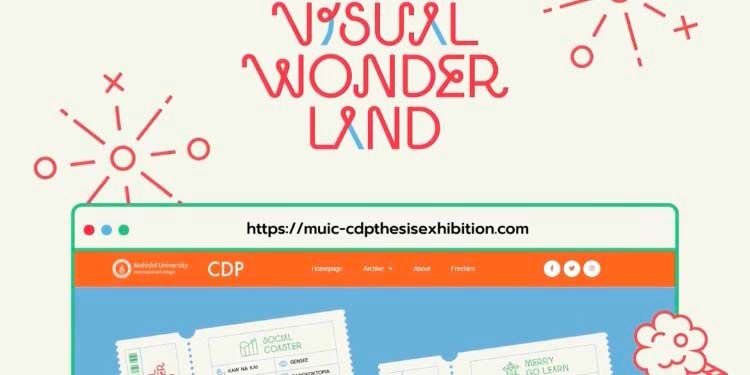 MUIC Communication Design Students Present “Visual Wonderland” Thesis Exhibition 2021