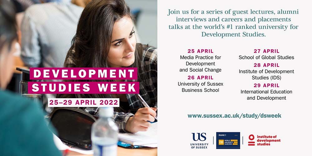 Development Studies Week 2022 - University of Sussex