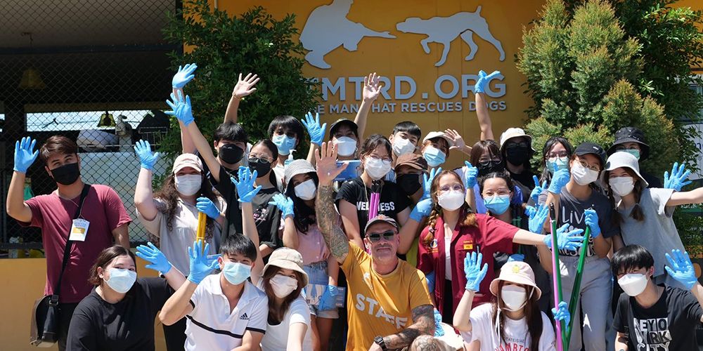 MUIC Students Visit Rescued Dogs Sanctuary