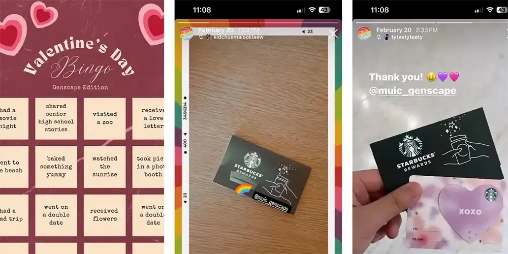 Genscape Club’s Valentine’s Day Bingo