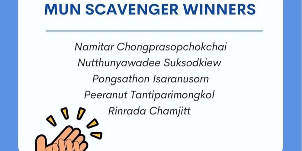 Learning New Buzzwords with “MUN Scavenger”