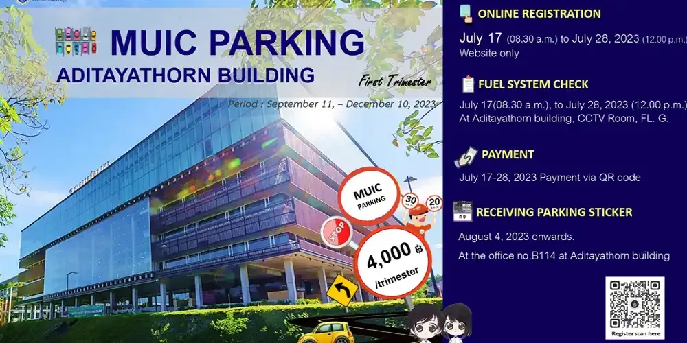 Parking Lot Registration Announcement (Trimester 1/2023-2024)