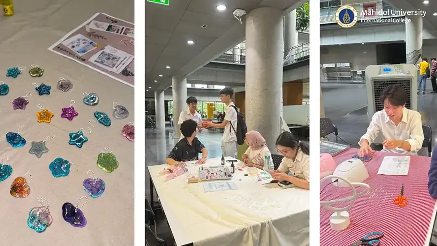 Science Society Club Teaches Students How to Create UV Resin Keychain