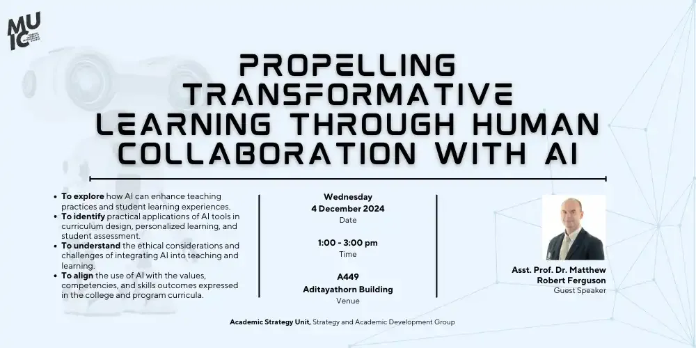 Propelling Transformative Learning Through Human Collaboration with AI￼