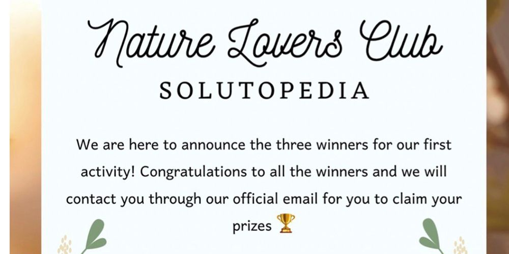 Saving Mother Nature via “Solutopedia!"