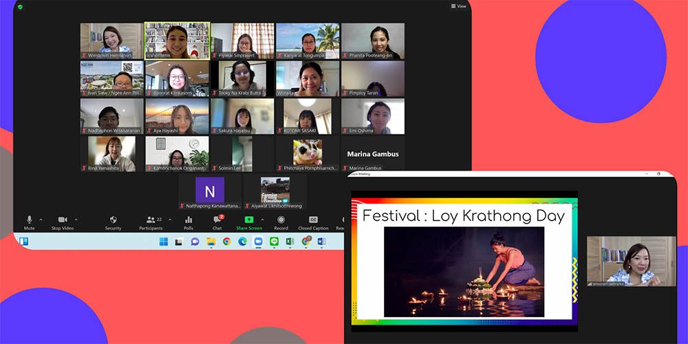 “What Matters in Thailand” Virtual Session for MUIC’s Partner Universities