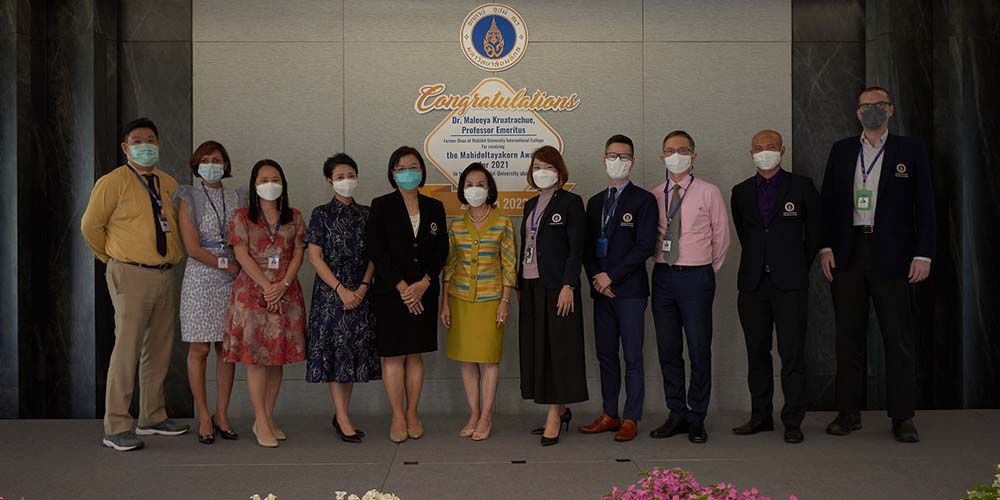 Former MUIC Dean Receives Mahidoltayakorn Award 2021