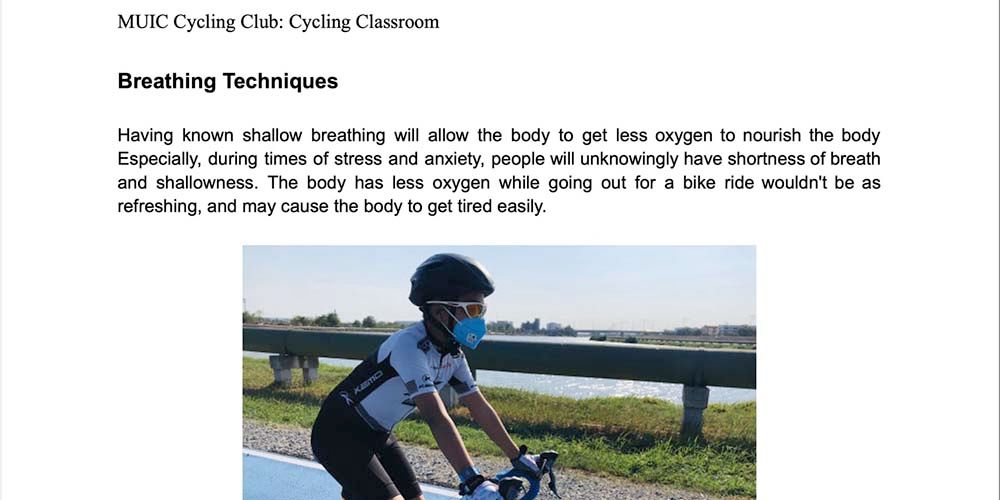 Cycling Classroom