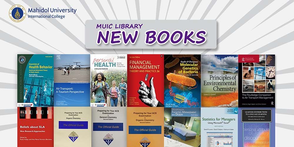 MUIC Library New Books : September  2021