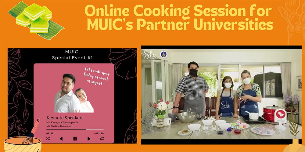 Online Cooking Session for MUIC’s Partner Universities