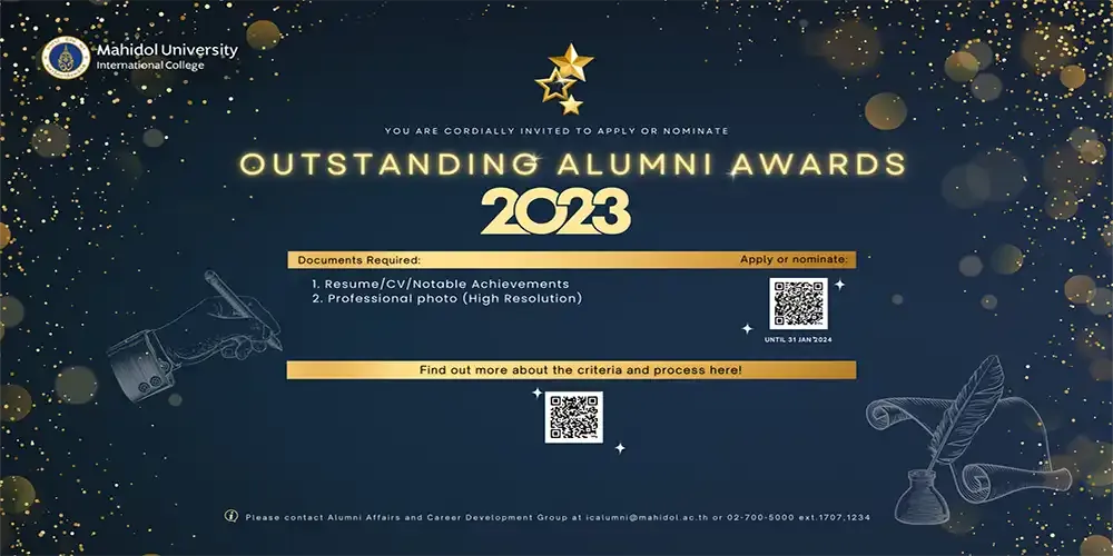 MUIC Outstanding Alumni Award 2023 Program