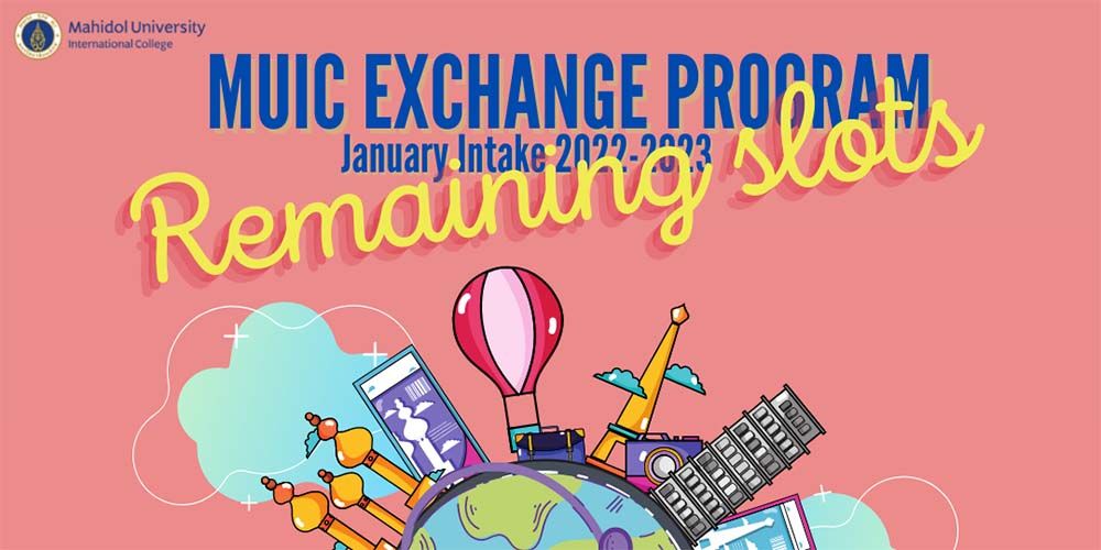 MUIC Exchange Program January Intake 2022-2023