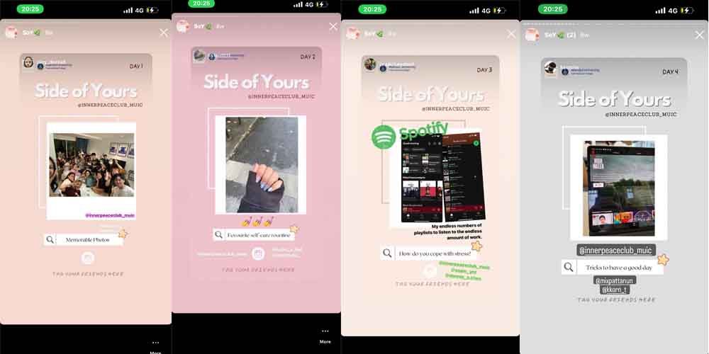 MUIC Students Share Personal Photos in Inner Peace Club Activity