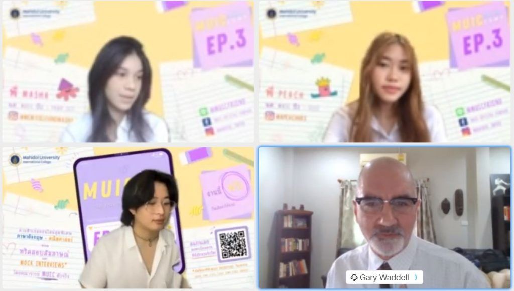 MUIC Online Camp for High School Seniors