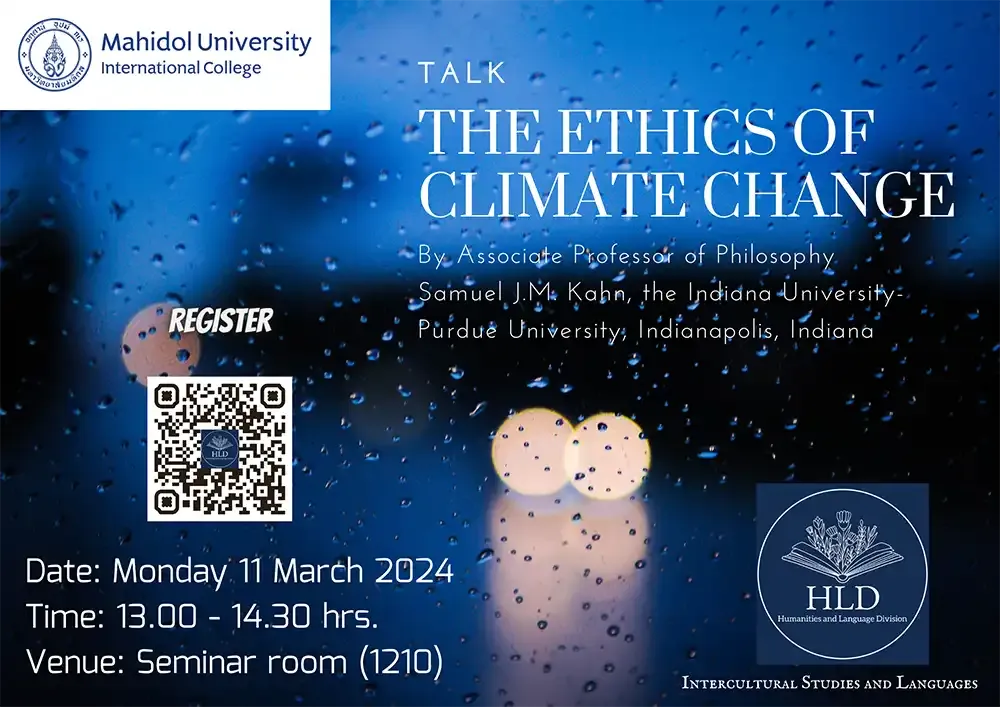 THE ETHICS OF CLIMATE CHANGE