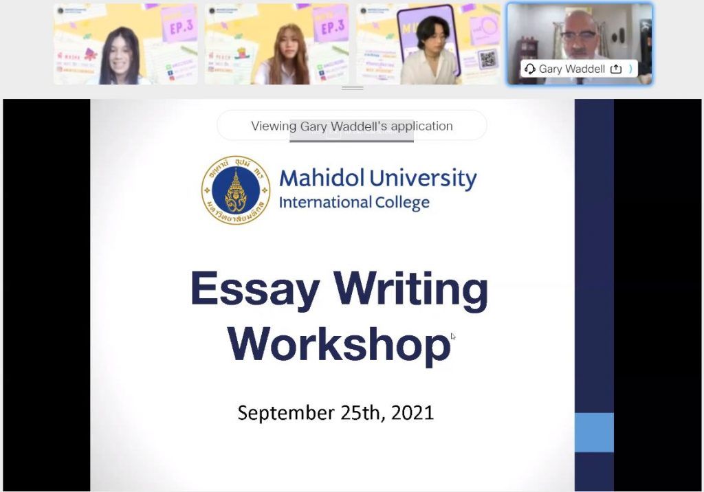 MUIC Online Camp for High School Seniors