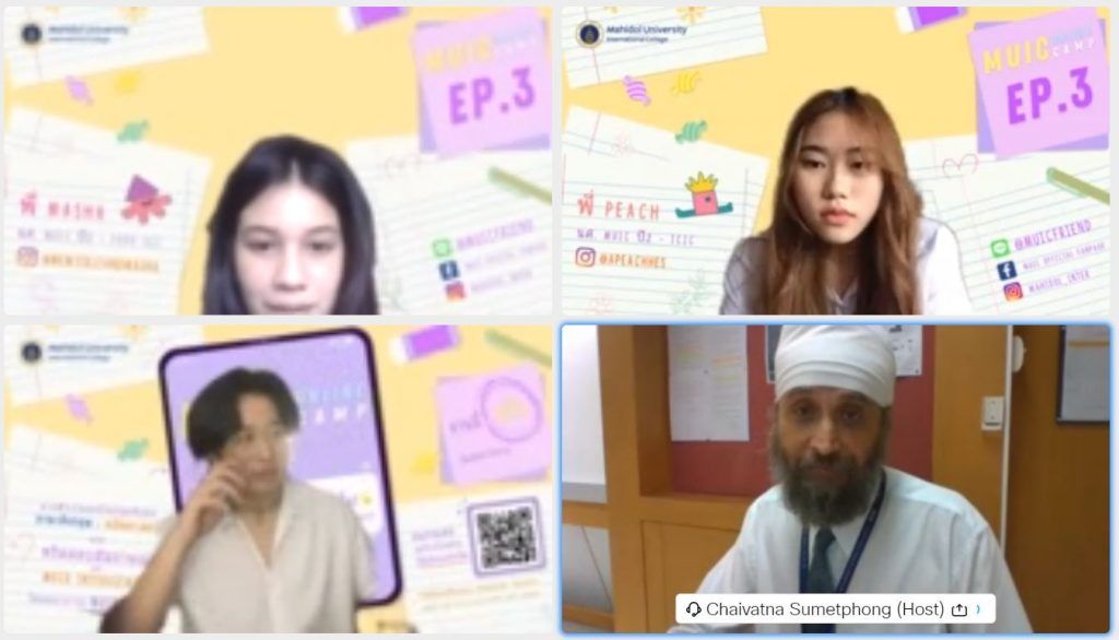 MUIC Online Camp for High School Seniors