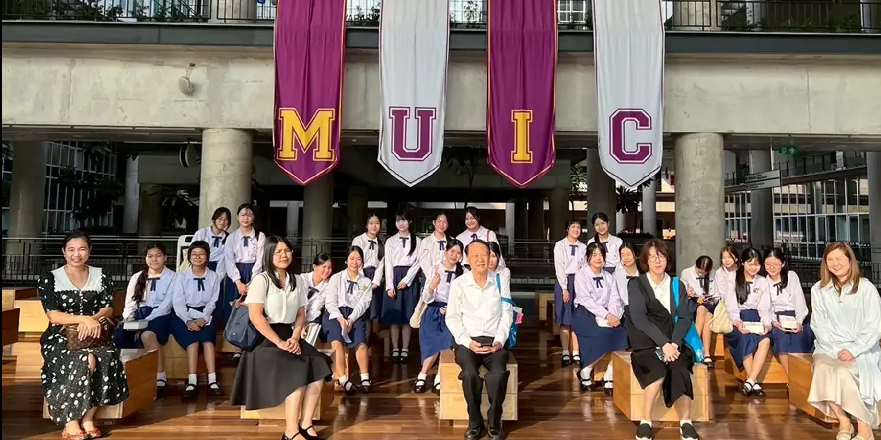 MUIC Welcomes Delegation from Mater Dei School