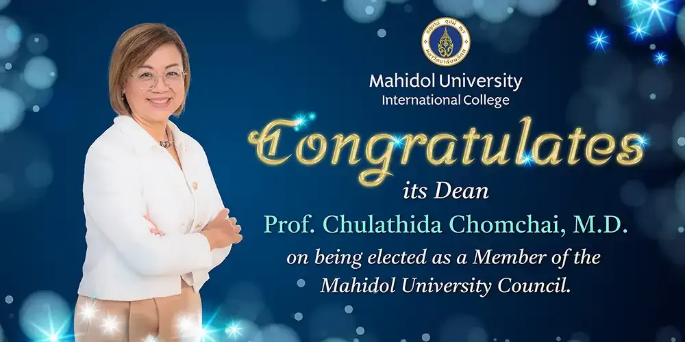 Congratulations Dean Chulathida!