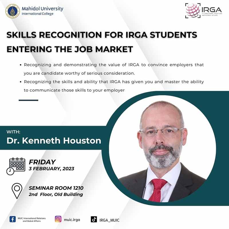 Skills Recognition for IRGA Students Entering the Job Market