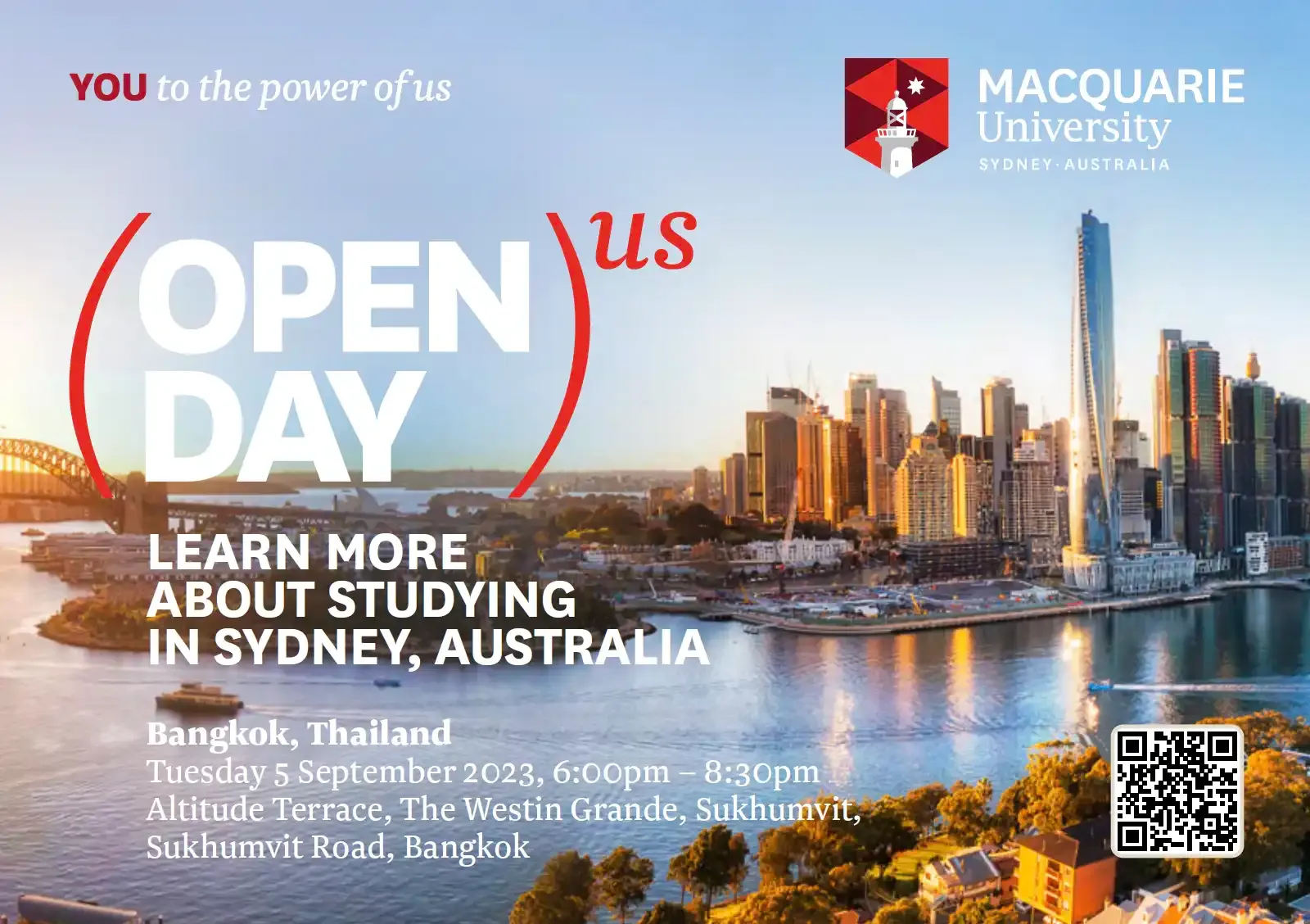 Macquarie University Open Day in Bangkok